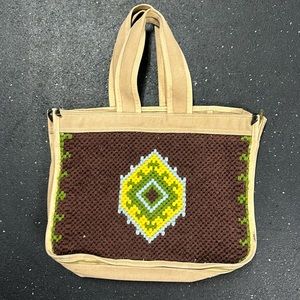 Vintage Needlepoint Totepoint by Toni Totes Bag